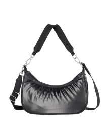 블랙 샤인 스몰 컨버터블 호보백