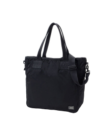 PORTER FRAME 2WAY TOTE BAG_BLACK