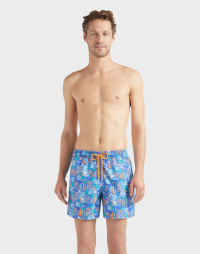 맨즈 트렁크 스윔웨어 피시 바이브 패턴 (VQ-25SSMOOCB114613)