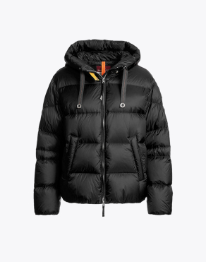 여성 숏 후드 다운 재킷 틸리-BLACK (25WMPWPUHY32PJ0541)