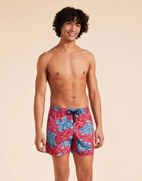 맨즈 트렁크 스윔웨어 터틀 스팽글 패턴 (VQ-24SSMOOAB146225)