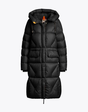 여성 롱 후드 다운 재킷 레오니-BLACK (25WMPWPUHY34PJ0541)