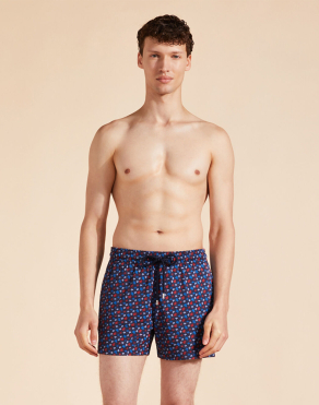 맨즈 트렁크 스윔웨어 마이크로 라운드 터틀 레인보우 패턴 (VQ-24SSMSOAF139390)