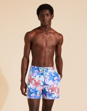 맨즈 트렁크 스윔웨어 글로우 스타 패턴 (VQ-24SSMOOAB104373)