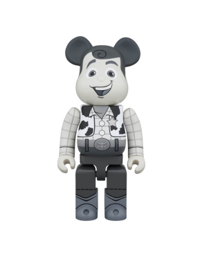 1000% BEARBRICK WOODY B&W Ver.