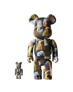 400%+100% BEARBRICK JOHANNES VERMEER「GIRL WITH A PEARL EARRING」