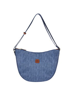 엑스백 하프문 스몰 숄더백 진스