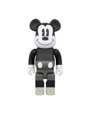 400% BEARBRICK MICKEY MOUSE B&W Ver. (MICKEY MOUSE & FRIENDS)