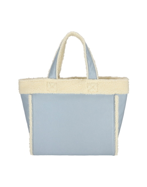 라이트 데님 워시/셰르파 투웨이 토트백