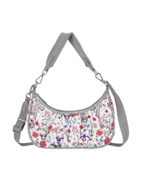 마이멜로디 쿠로미 그레이 스몰 컨버터블 호보백