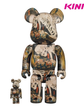 400%+100% BEARBRICK UTAGAWA KUNIYOSHI 
