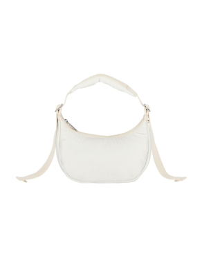 글로니 아이보리 프로스트 미니 크레센트 호보백