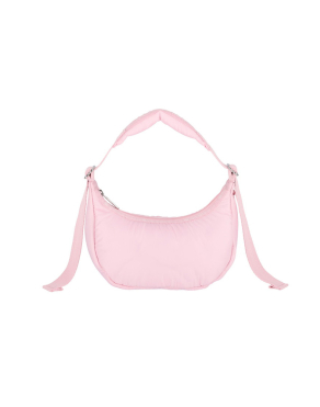 글로니 핑크 페탈 미니 크레센트 호보백