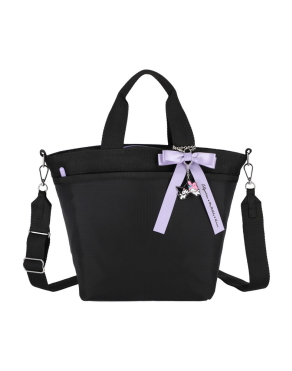 마이멜로디 쿠로미 보우 버켓 토트백