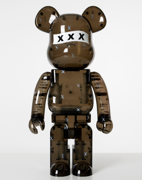 1000% BEARBRICK GOD SELECTIONXXX BLACKCLEAR