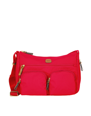 엑스백 호보 메신저백 제라늄