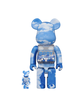 400%+100% MY FIRST BEARBRICK BABY BLUE SKY Ver.