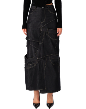 디컨스트럭티드 데님 스커트 2
