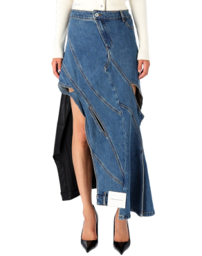 디컨스트럭티드 데님 스커트 1