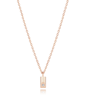 Petit Dia. 쁘띠 다이아몬드 앵글 목걸이