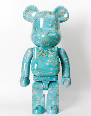 1000% BEARBRICK Van Gogh Almond Blossoms