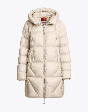 여성 롱 후드 다운 재킷 자넷-MOONBEAM (25WMPWPUHY33PJ0775)