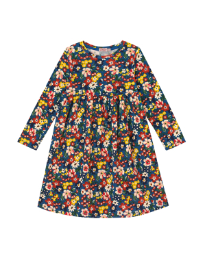 긴팔 에브리데이 드레스 포틀랜드 플라워