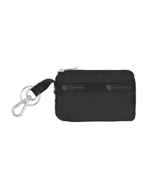 리사이클드 블랙 집 카드 홀더