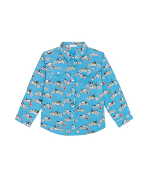 키즈 긴팔 셔츠 페스트 바이크