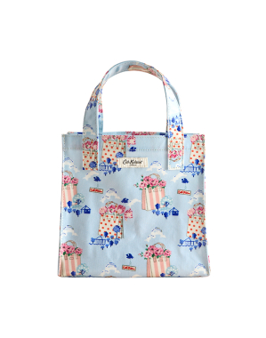 스몰 북백 - 블루 플라워 마켓