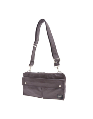 FREE STYLE SHOULDER BAG-BROWN