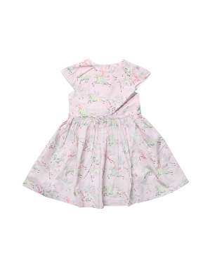 키즈 타이 백 드레스 페인티드 유니콘