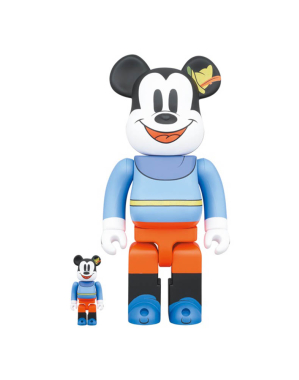 400%+100% BEARBRICK MICKEY MOUSE Brave Little Tailor