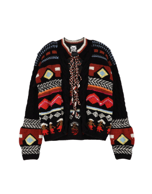 나니아 멀티컬러 니트 스웨터