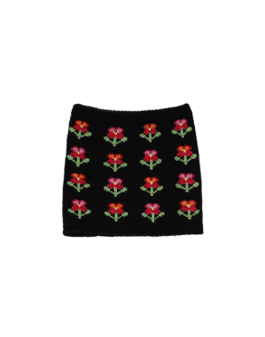 카롤라 니트 미니 스커트