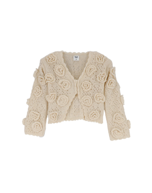 사마라 알파카 블렌드 크로셰 탑