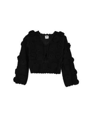 사마라 알파카 블렌드 크로셰 탑