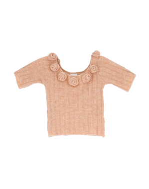 네우스 알파카 블렌드 니트 탑