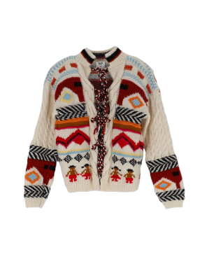 나니아 멀티컬러 니트 스웨터