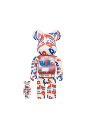 400%+100% BEARBRICK ANDY WARHOL 
