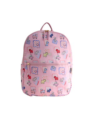 폴더웨이 백팩 - 도그 패치워크