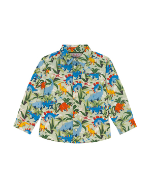 키즈 롱슬리브 셔츠 다이너소어 정글