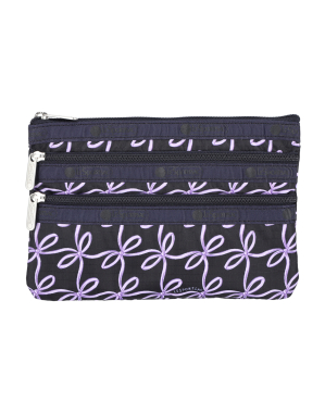 차밍 리본 쓰리집 코스메틱 파우치