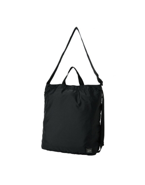 FLEX 2WAY SHOULDER BAG-BLACK