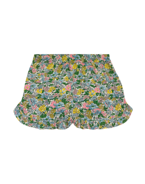 프릴 쇼트 팬츠 베일 플로럴