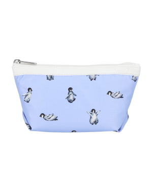 쁘띠 펭귄 화이트 스몰 슬로언 코스메틱 파우치
