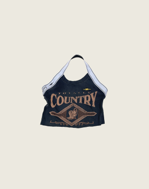 업사이클드 크롭 티셔츠 드레스