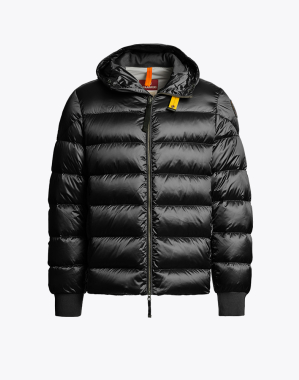 남성 경량 후드 다운 자켓 퍼렐-BLACK (25WMPMPUSX13PJ0541)