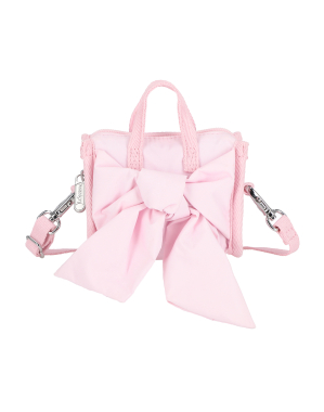 핑크 보우 마이크로 백
