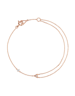 Petit Dia. 쁘띠 다이아몬드 그레이스 두줄 팔찌